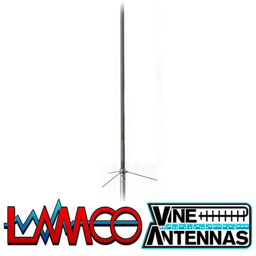 Diamond X-5000N LAMCO Barnsley Vine Antennas Vinetech RST-X5000 145/430/1200Mhz. Gain 4.5/8.3/11.7dbi