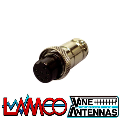 7-Pin-Microphone-Plug supplied by LAMCO Barnsley my favourite HAM store in the world 5 Doncaster Road Barnsley S70 1TH