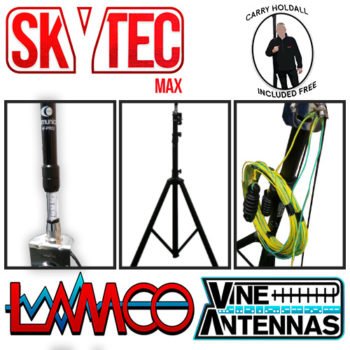 SkyTec MAX Vine Antennas supplied by LAMCO Barnsley my favourite HAM store in the world 5 Doncaster Road Barnsley S70 1TH