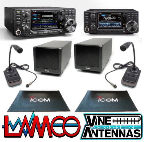 LAMCO Mega Deal Icom IC-9700 + IC-7300 + 2 x SP-38 + 2 x SM-30 + 2 x Shack Mats LAMCO Barnsley